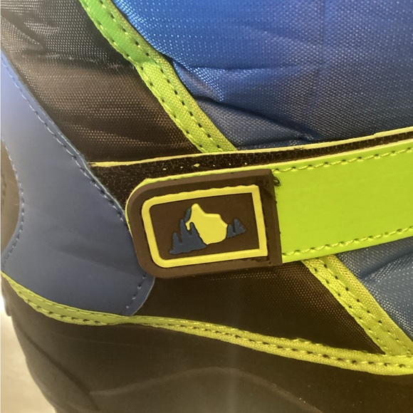 SHOE DEPT. BOYS BLUE & GREEN WEATHER BOOTS. SZ 4M. - Picture 5 of 7